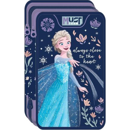 Σχολική Κασετίνα Τριπλή Γεμάτη Disney Frozen "Always Close To The Heart" (12x19,5x6εκ) | 5205698750533