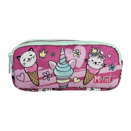 Κασετίνα Βαρελάκι Must Team Ice Cream 2 Θήκες (21x6x9cm) 5205698732096