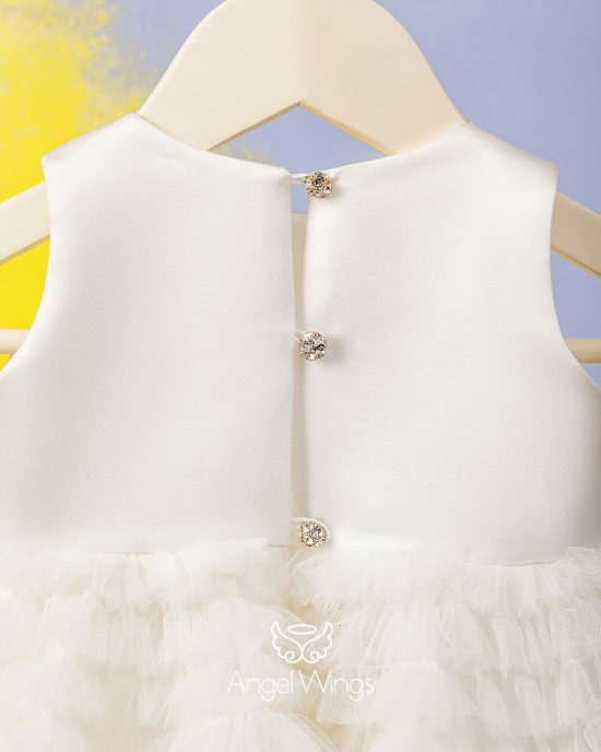 Βαπτιστικό Φορεματάκι Ivory για Κορίτσι Valentina 277 | Angel Wings