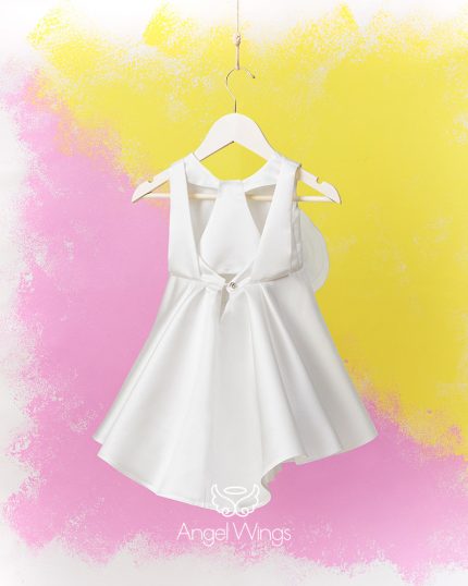 Βαπτιστικό Φορεματάκι Off White για Κορίτσι Amelie 296 | Angel Wings