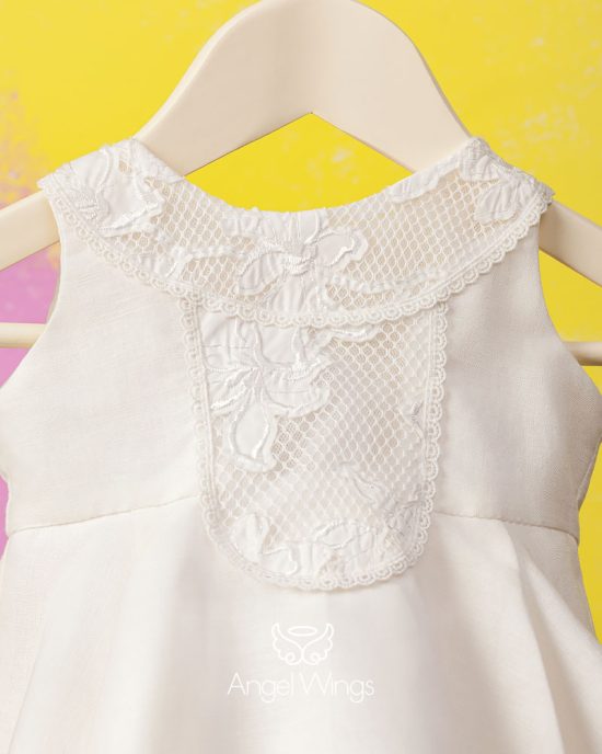 Βαπτιστικό Φορεματάκι Off White για Κορίτσι Alice 298 | Angel Wings
