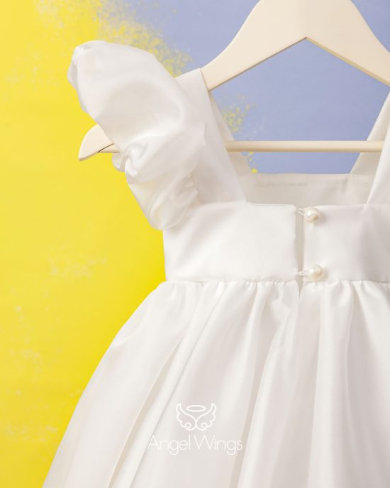 Βαπτιστικό Φορεματάκι Off White για Κορίτσι Brigitte 300 | Angel Wings