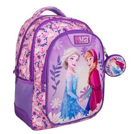 Σχολική Τσάντα Πλάτης Δημοτικού Disney Frozen Sisters Must Team 3 Θήκες (32x18x43cm) | Must 5205698726330