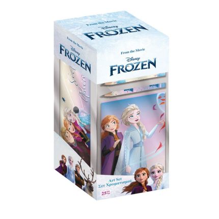 Σετ Χρωματισμού Disney Frozen Με Κασετίνα 25 Τμχ | 5205698660344