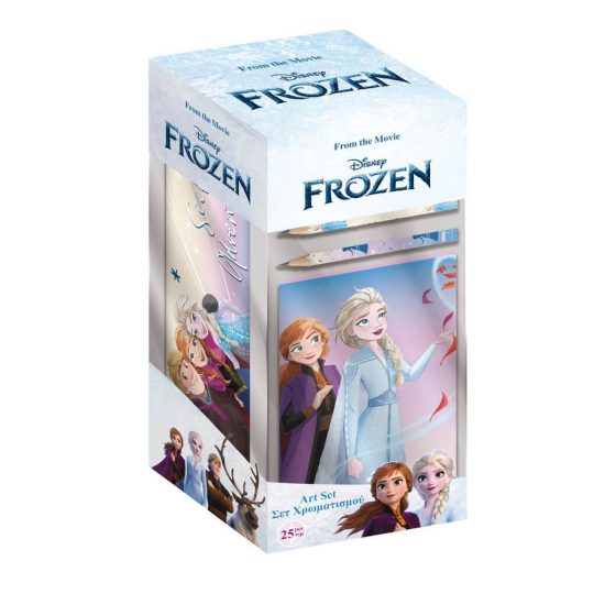 Σετ Χρωματισμού Disney Frozen Με Κασετίνα 25 Τμχ | 5205698660344