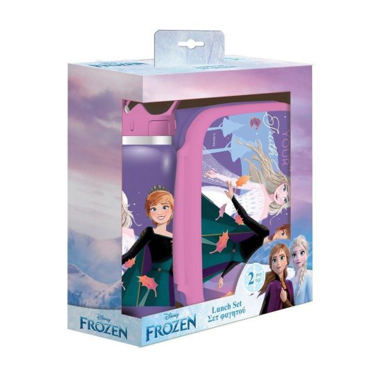 Σετ Φαγητού Disney Frozen Φαγητοδοχείο 800ml-Παγούρι Ανοξείδωτο 500ml | Must 5205698673580