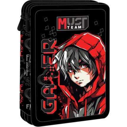 Σχολική Κασετίνα Διπλή Γεμάτη Must Team Gamer (15x5x21εκ) 5205698732973