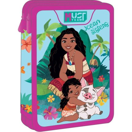 Σχολική Κασετίνα Διπλή Γεμάτη Disney Vaiana 2 (15x5x21εκ) | 5205698750519