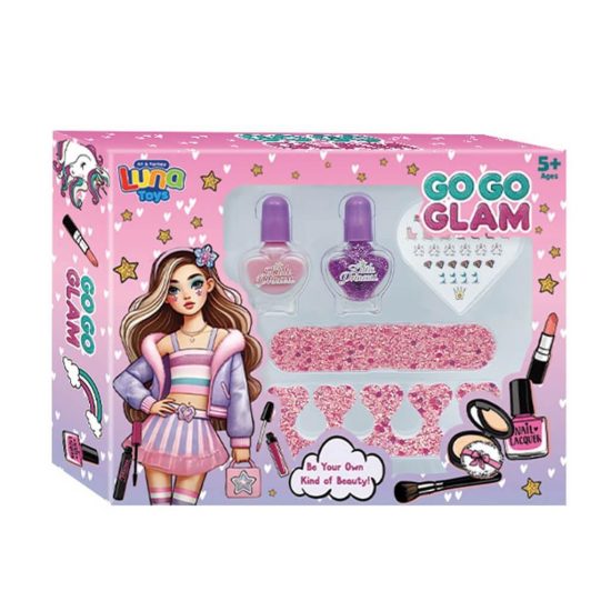 Σετ Περιποίησης Νυχιών Go Go Glam 5τμχ (28x4x21,5 εκ) | 5205698770074 Luna