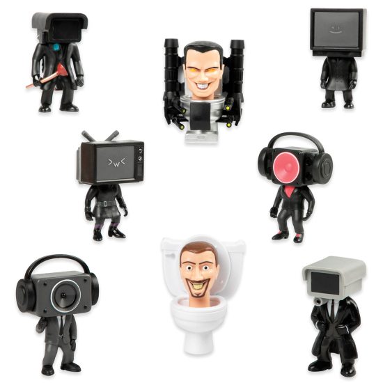Skibidi Toilet Συλλεκτική Φιγούρα Μονή 11cm (Τυχαία Επιλογή Σχεδίου)​ 6+ - As Company