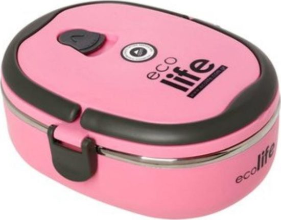 Ανοξείδωτο Φαγητοδοχείο 800ml Ροζ 5208009001706 - Ecolife
