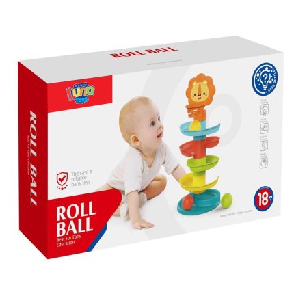 Τσουλήθρα με Μπαλίτσες Λιονταράκι Rolling Ball 18m+ | 5205698707131 Luna