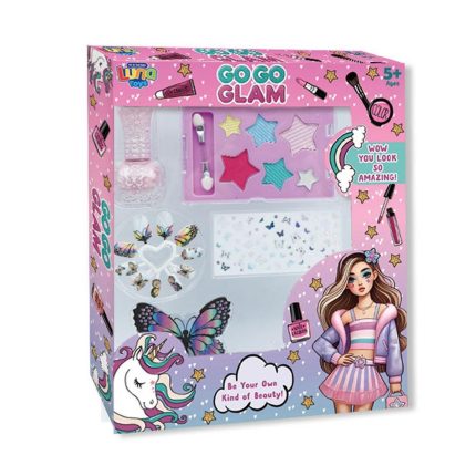 Σετ Μακιγιάζ Go Go Glam 21τμχ (21,5x3,5x28,5 εκ) | 5205698770173 Luna