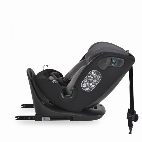 Cangaroo Κάθισμα Αυτοκινήτου Isofix GTS 40-150cm Charcoal Gray 3801005153213