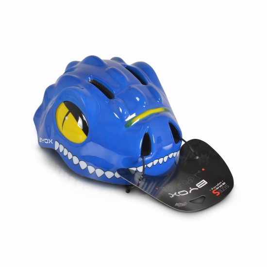 Παιδικό Κράνος Ποδηλάτου (48-54cm) Y27 Dino Blue 3800146229726 - Byox