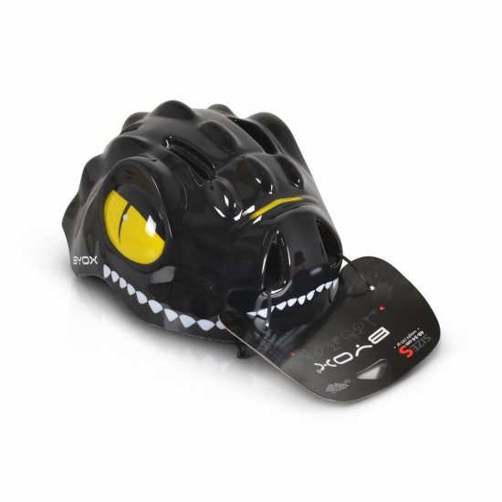 Παιδικό Κράνος Ποδηλάτου (48-54cm) Y27 Dino Black 3800146229733 - Byox