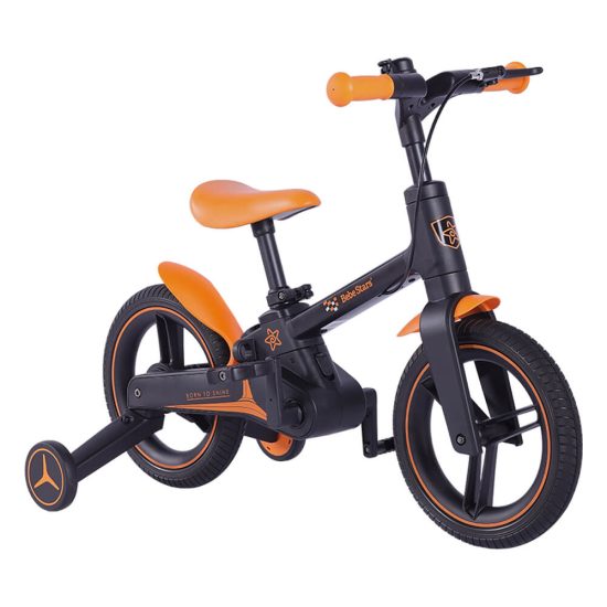 Ποδήλατο με Βοηθητικές Ρόδες Speedy 4in1 Orange 811-174 24m+, Bebe Stars