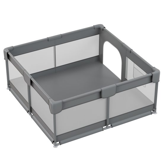 Πάρκο για μωρά τετράγωνο 150×150 Playzen Grey 880-100, Bebe Stars