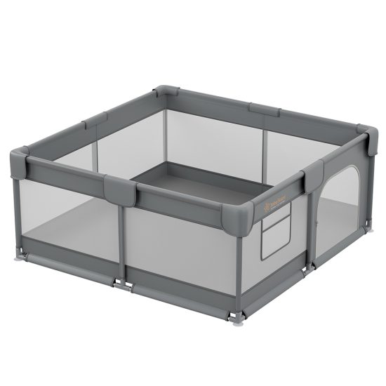 Πάρκο για μωρά τετράγωνο 150×150 Playzen Grey 880-100, Bebe Stars