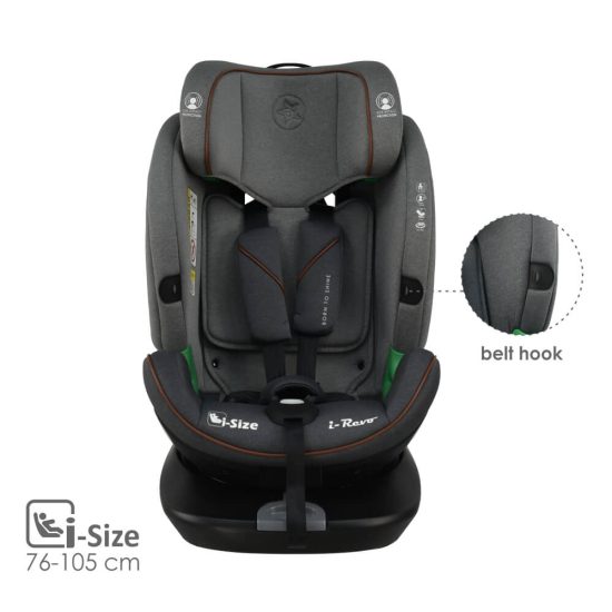 Κάθισμα Αυτοκινήτου i-Revo i-Size 360° Grey (40-150cm) 0-36kg 906-186, Bebe Stars