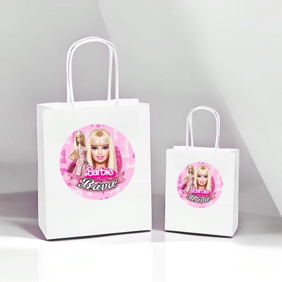 Άσπρη Τσάντα Δώρου Barbie 1τμχ | 5531121-100T