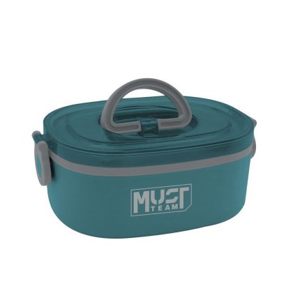 Πλαστικό Φαγητοδοχείο Πράσινο 750ml 2 σε 1 με Κουτάλι (19,5x14x7,6 εκ) | 5205698689994 Must