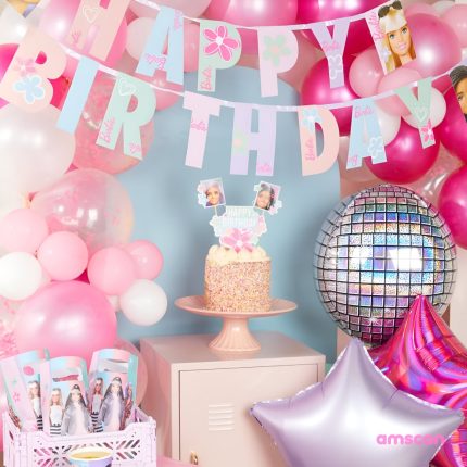Γιρλάντα Γενεθλίων Barbie Sweet Life 180cm | 9915477