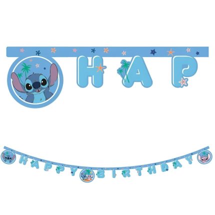 Γιρλάντα Happy Birthday Stitch (200cm) | 96912