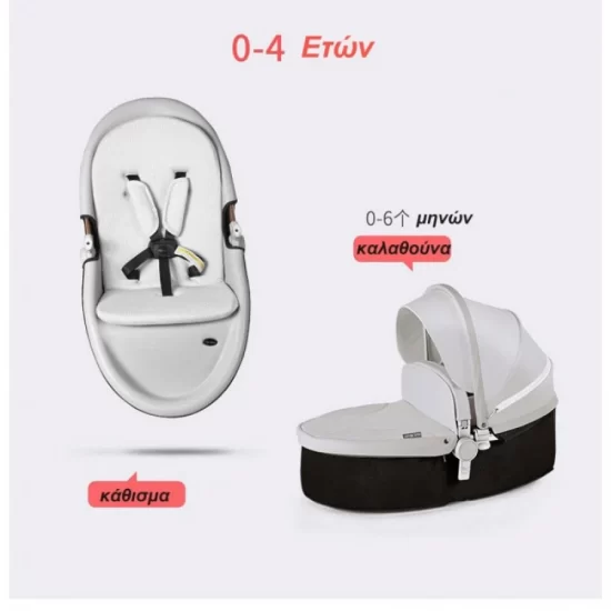 Πολυκαρότσι Μωρού 360° 3 σε 1 Hot Mom K-227 Tiffany Blue (6 Άτοκες Δόσεις)