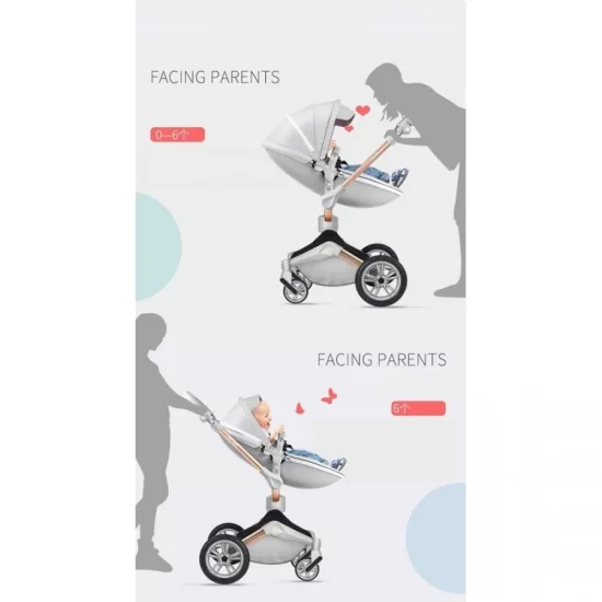 Πολυκαρότσι Μωρού 360° 3 σε 1 Hot Mom K-227 Tiffany Blue (6 Άτοκες Δόσεις)