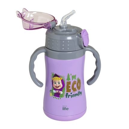 Παγούρι Θερμός Kids Thermos 'Masha - Eco Friendly' 300ml Lilac - Ecolife
