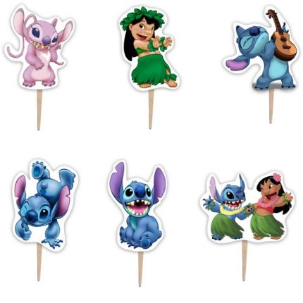 Οδοντογλυφίδες Lilo, Stitch & Angel 6τμχ (13 cm) | P25917