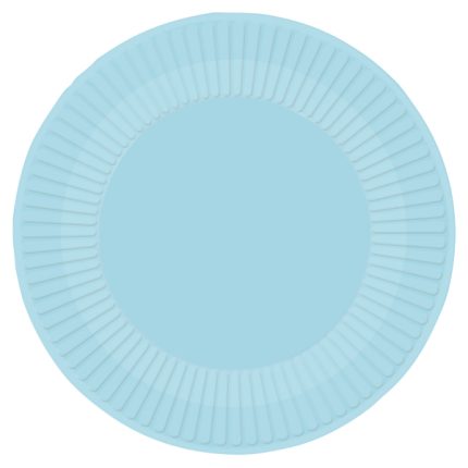 Πιάτα Πάρτυ Γαλάζια Clear Sky (8 τμχ) | 9915400-218-66