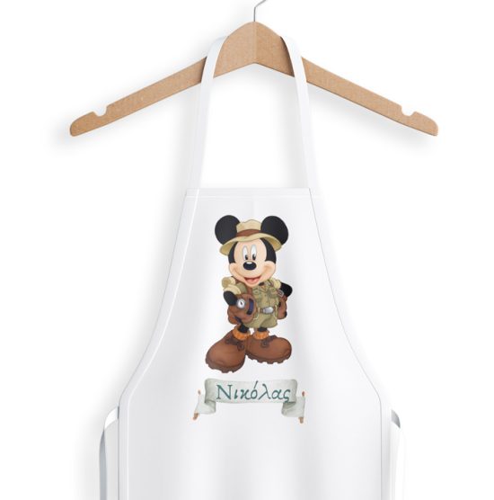 Βαπτιστική Ποδιά Νονού με Θέμα Mickey Mouse Safari | SUB1006196
