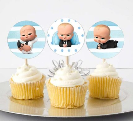 Topper Cupcake Μπόμπιρας - Baby Boss (6 τμχ) | P25917