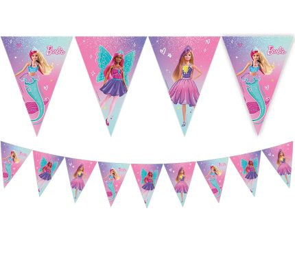 Τριγωνικά Σημαιάκια Barbie Fantasy 2,3m | 94569