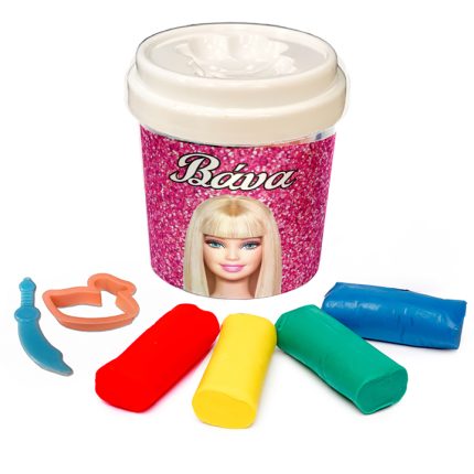 Βαζάκι με πλαστελίνες Barbie (7 x 6 cm) | 20923032