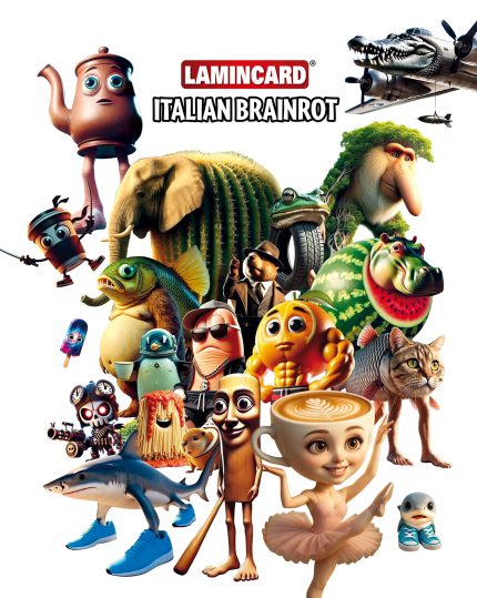 Italian Brainrot Συλλεκτικές Κάρτες Lamnicard(Τυχαία Επιλογή) 3+, As Company