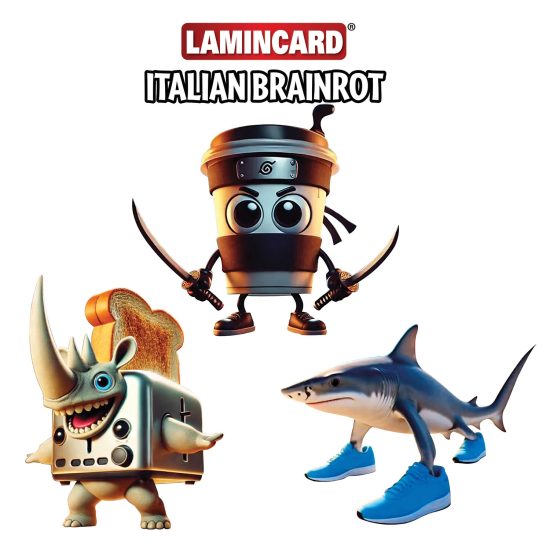 Italian Brainrot Συλλεκτικές Κάρτες Lamnicard(Τυχαία Επιλογή) 3+, As Company