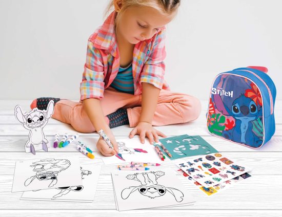 AS Σετ Ζωγραφικής Σε Backpack Disney Stitch 3+ - As Company