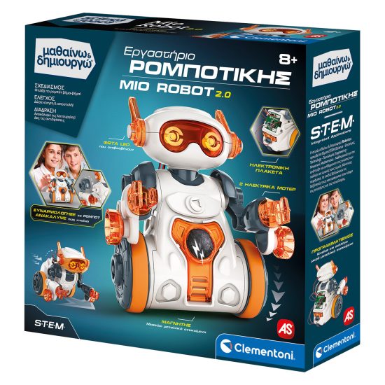 Μαθαίνω Και Δημιουργώ Robotics Εκπαιδευτικό Παιχνίδι Εργαστήριο Ρομποτικής Mio Robot 2.0 8+, As Company