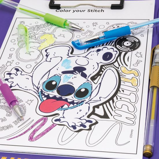 HappiHobbi Art Journal Fluo Στυλό Disney Stitch 9+ - As Company