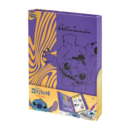 HappiHobbi Art Journal Fluo Στυλό Disney Stitch 9+ - As Company