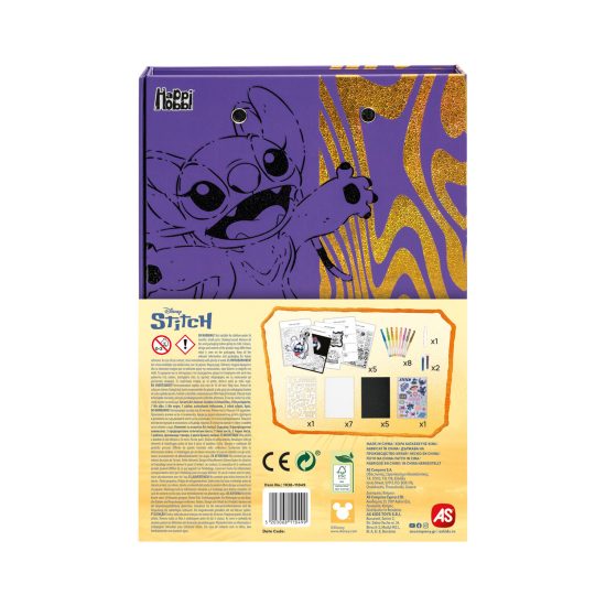 HappiHobbi Art Journal Fluo Στυλό Disney Stitch 9+ - As Company