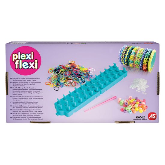 AS Plexi Flexi Love Αργαλειός Με 800 Λαστιχάκια & 30 Αξεσουάρ 5+ - As Company