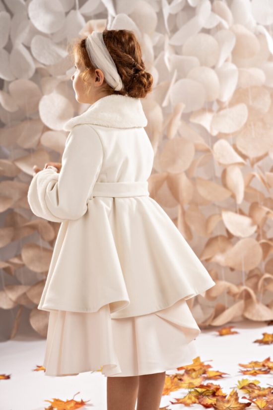 Βαπτιστικό Παλτό για Κορίτσι Off White | 125.703.4200