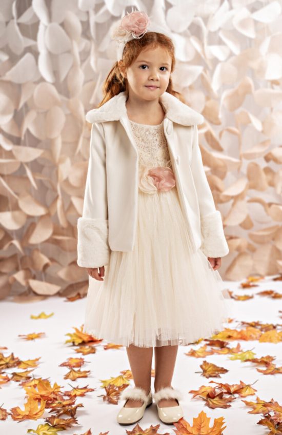 Βαπτιστικό Παλτό για Κορίτσι Off White | 125.801.3650