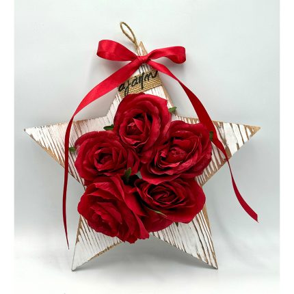 ΧΡ15 | Αστέρι με Λουλούδια (28,5cm)