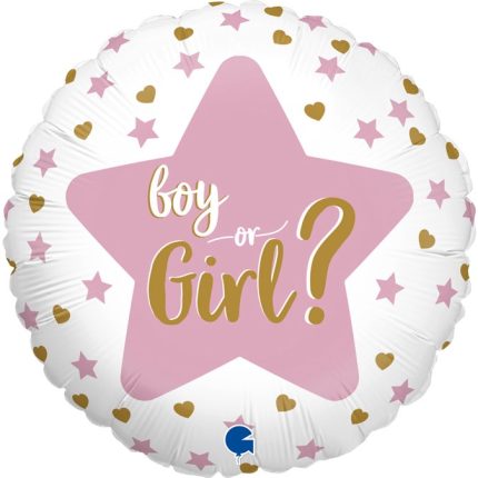 18″ Μπαλόνι “Boy or Girl” Gender Reveal (46εκ) | G78001