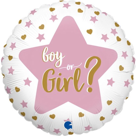 18″ Μπαλόνι “Boy or Girl” Gender Reveal (46εκ) | G78001